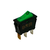 interrupteur rectangulaire 11x30mm lumineux vert