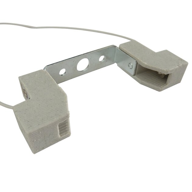 Douille R7S 118 Mm Avec Support Céramique – Pour Ampoules Halogènes/LED Linéaires, Double Terminal, Câble Inclus – Lot De 2
