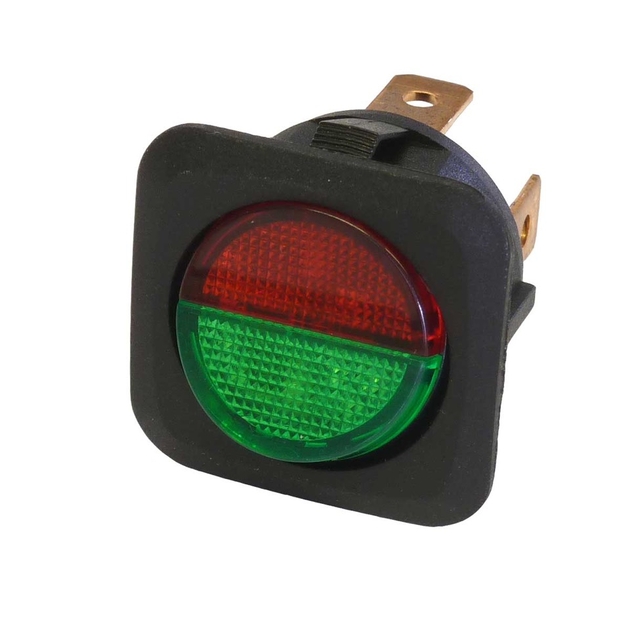 Interrupteur à palette avec voyant vert ou rouge 20 A 220V