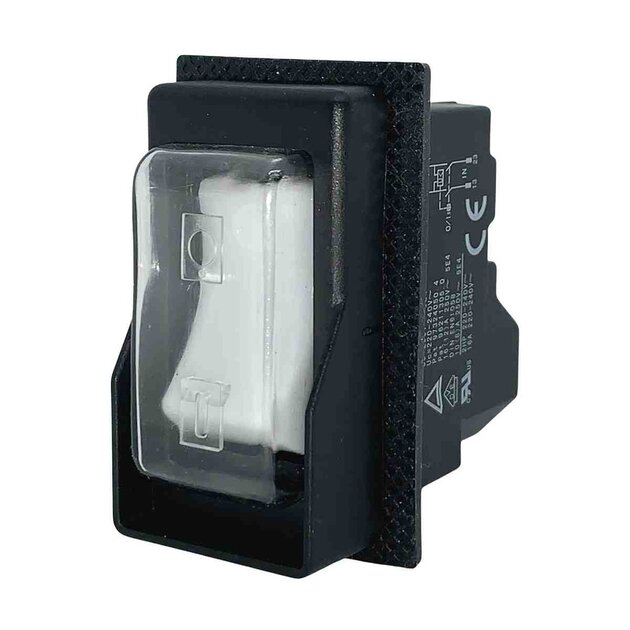 Interrupteur Principal 16A 3 Pôles IP65 - Boîtier étanche Polycarbonate - Pour Circuits électriques, Pompes, Climatiseurs