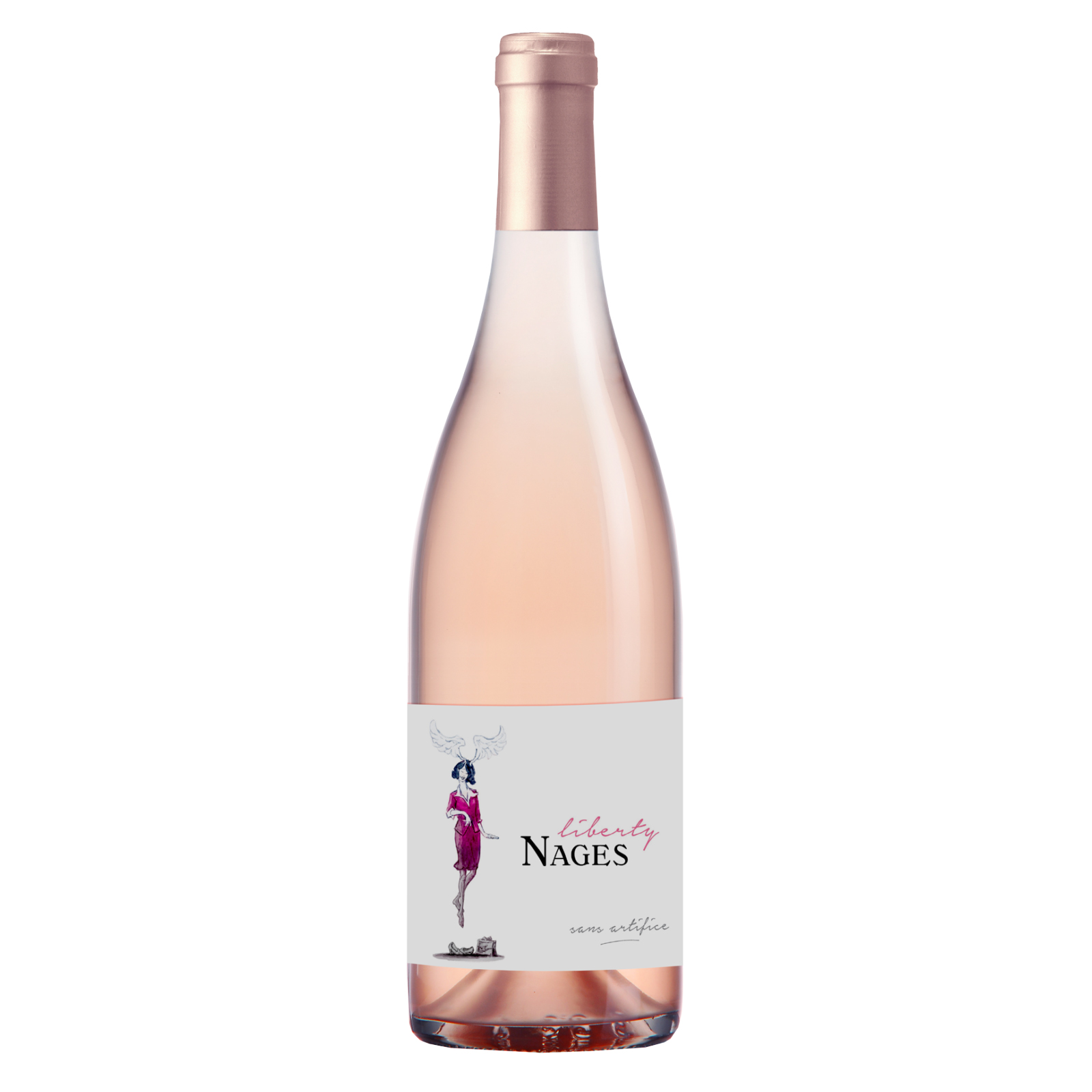 Vin de France - Liberty Nages - Rose - Château de Nages - BIO