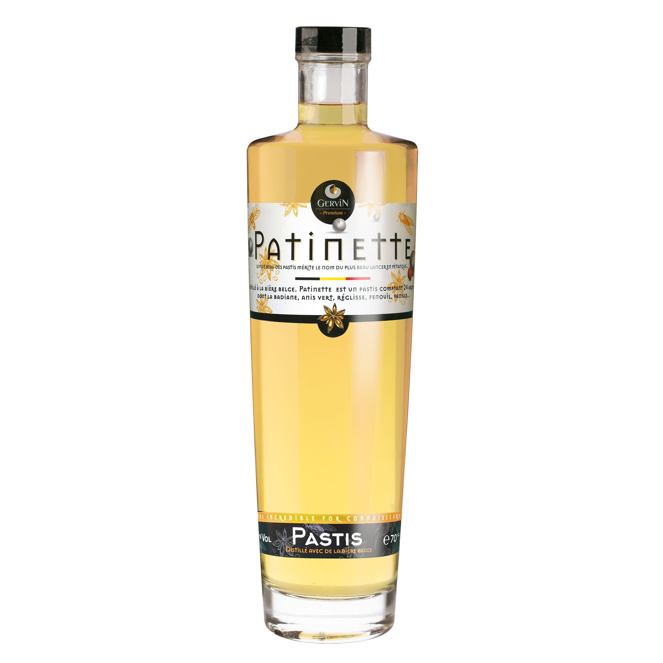 Pastis - Patinette - Distillerie Gervin - 50 cl - 45%