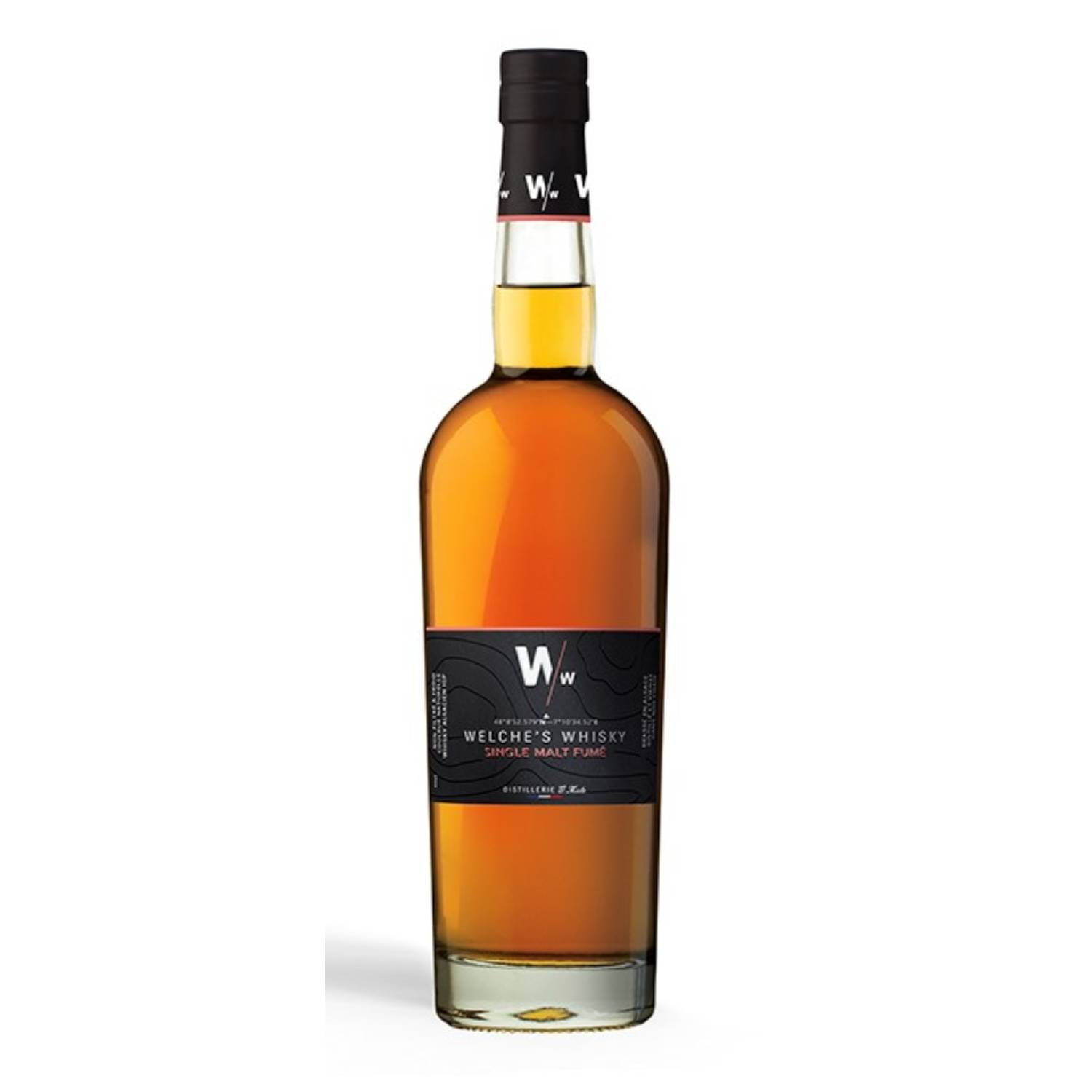 Welche\'s Whisky - Fumé - Elevé en fût de Bourgogne - Single Malt - Distillerie Miclo - France