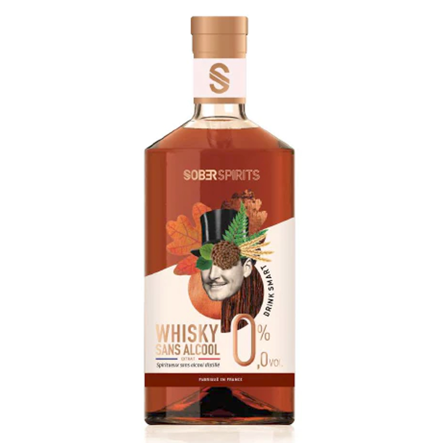 Whisky Bourbon sans alcool - Sober Spirits - 0.0 % - 50cl