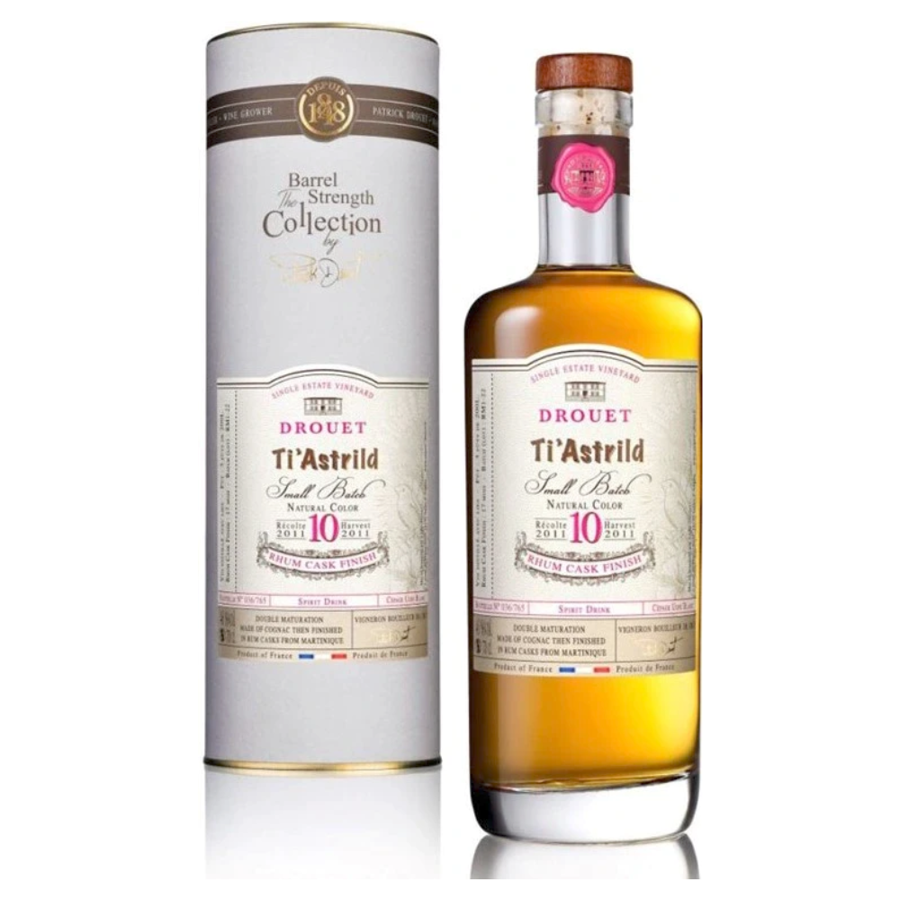 Cognac - Ti\'Astrid - Rum Cask Finish - 10 ans - Maison Drouet - 46° - 70cl