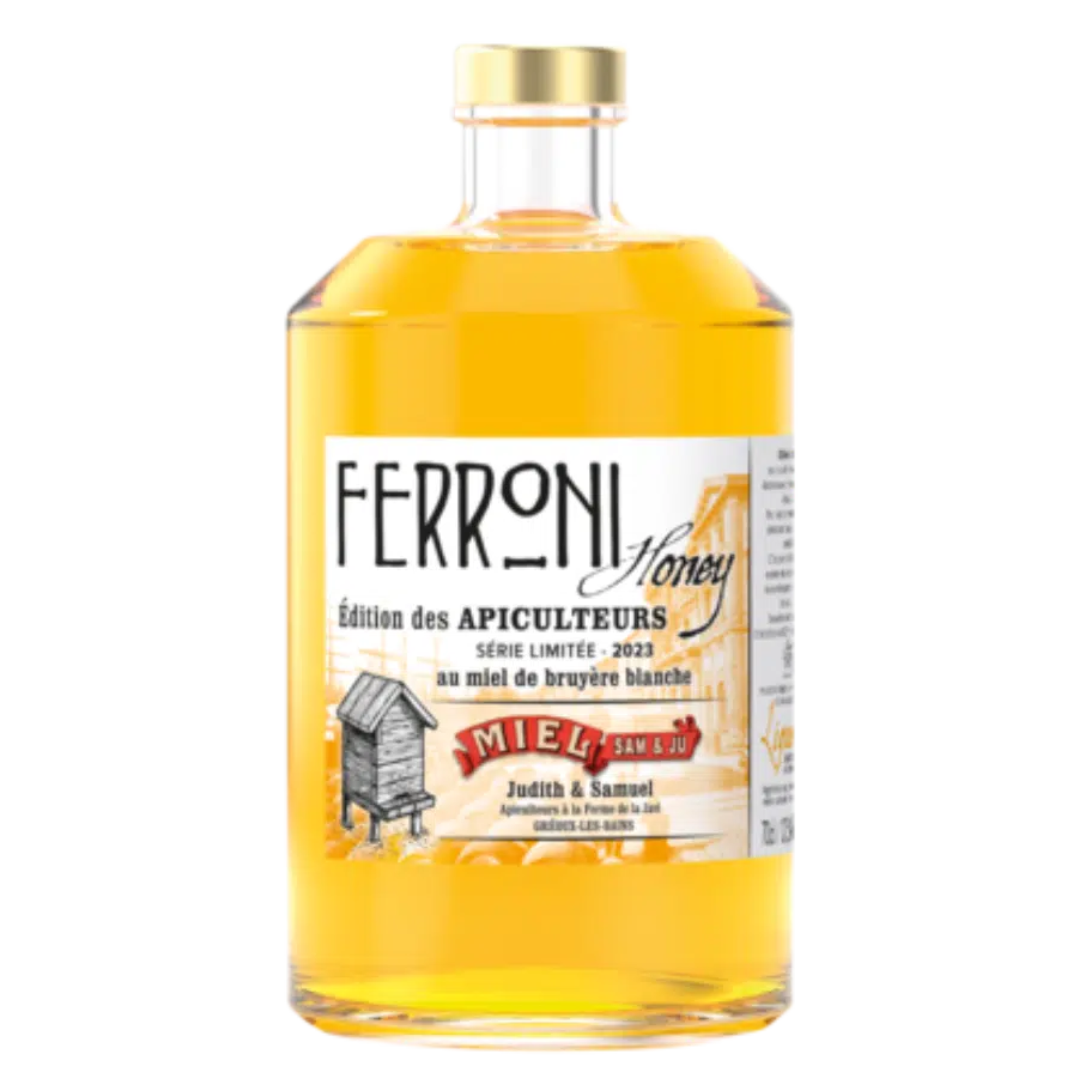 Liqueur - Honey Rum - Edition des Apiculteurs - Maison Ferroni - 37,5° - 70cl - Série Limitée