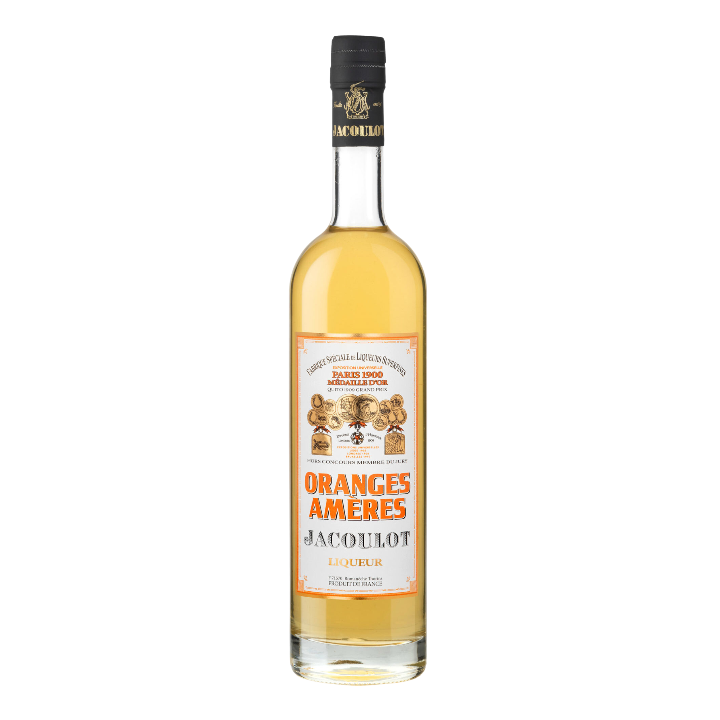 Liqueur Oranges Amères - Maison Jacoulot - 21° - 70cl