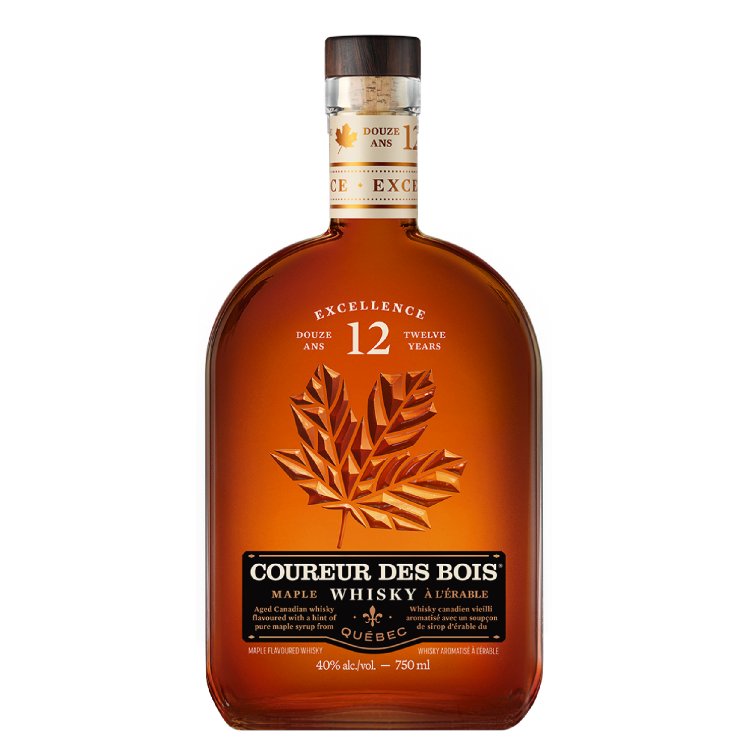 Whisky Coureur des Bois - Excellence - 12y - 40° - 75cl