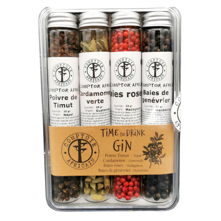 Coffret Time to Drink Gin - Le Comptoir Africain