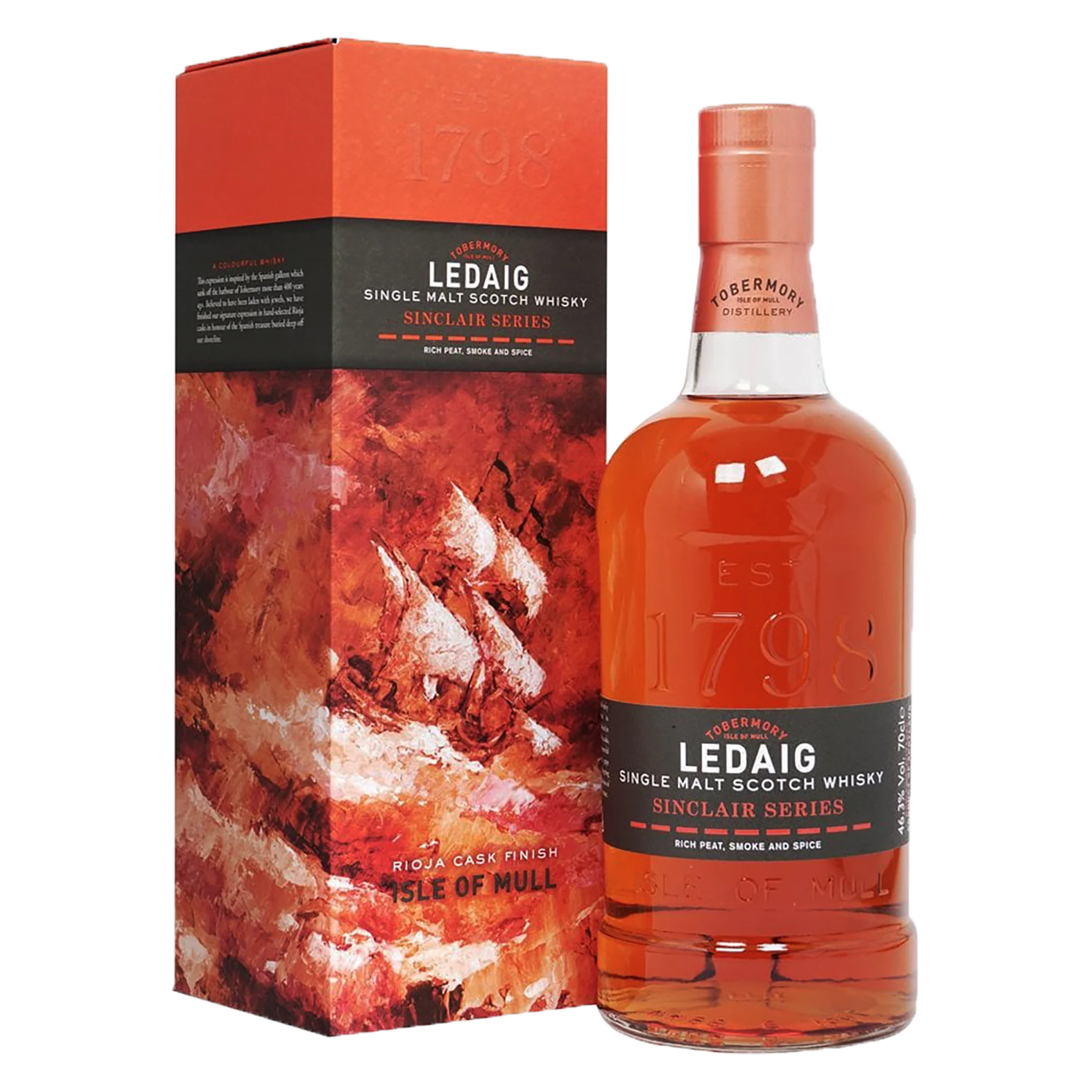 Whisky - Ledaig - Sinclair Series Rioja - Ecosse - 46,3° - 70 cl