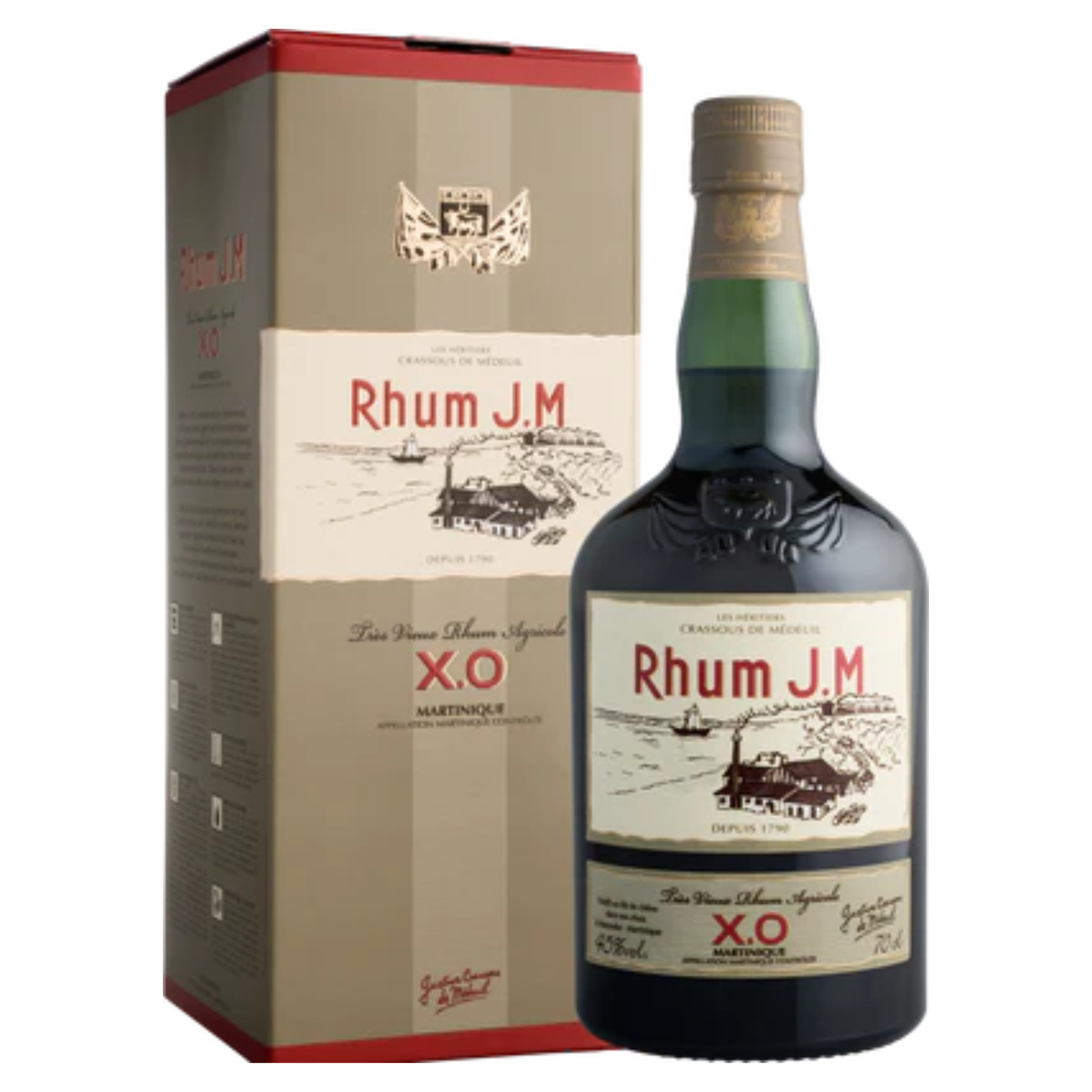 Rhum J.M - X.O - Martinique - 70cl - 45°