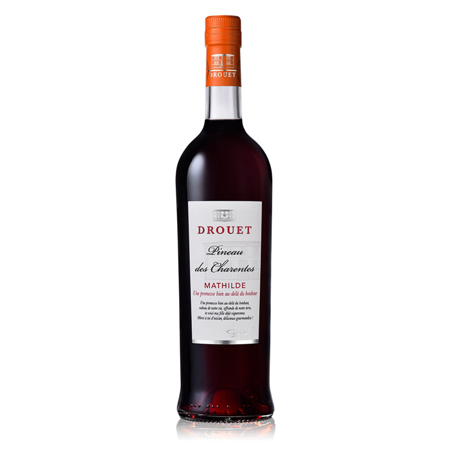 AOC Pineau des Charentes - Rouge Mathilde - Maison Drouet - 16,5° - 75cl