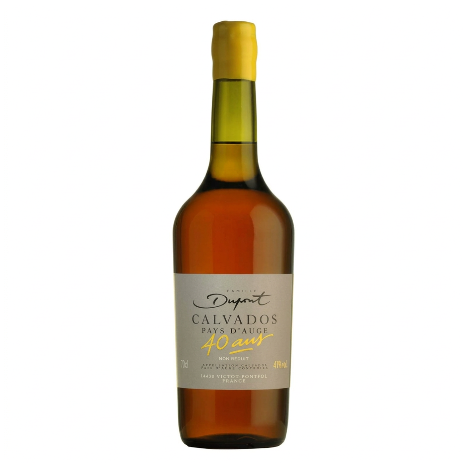 Calvados Plus de 40 ans non réduit - A.O.C. Calvados du Pays d\'Auge