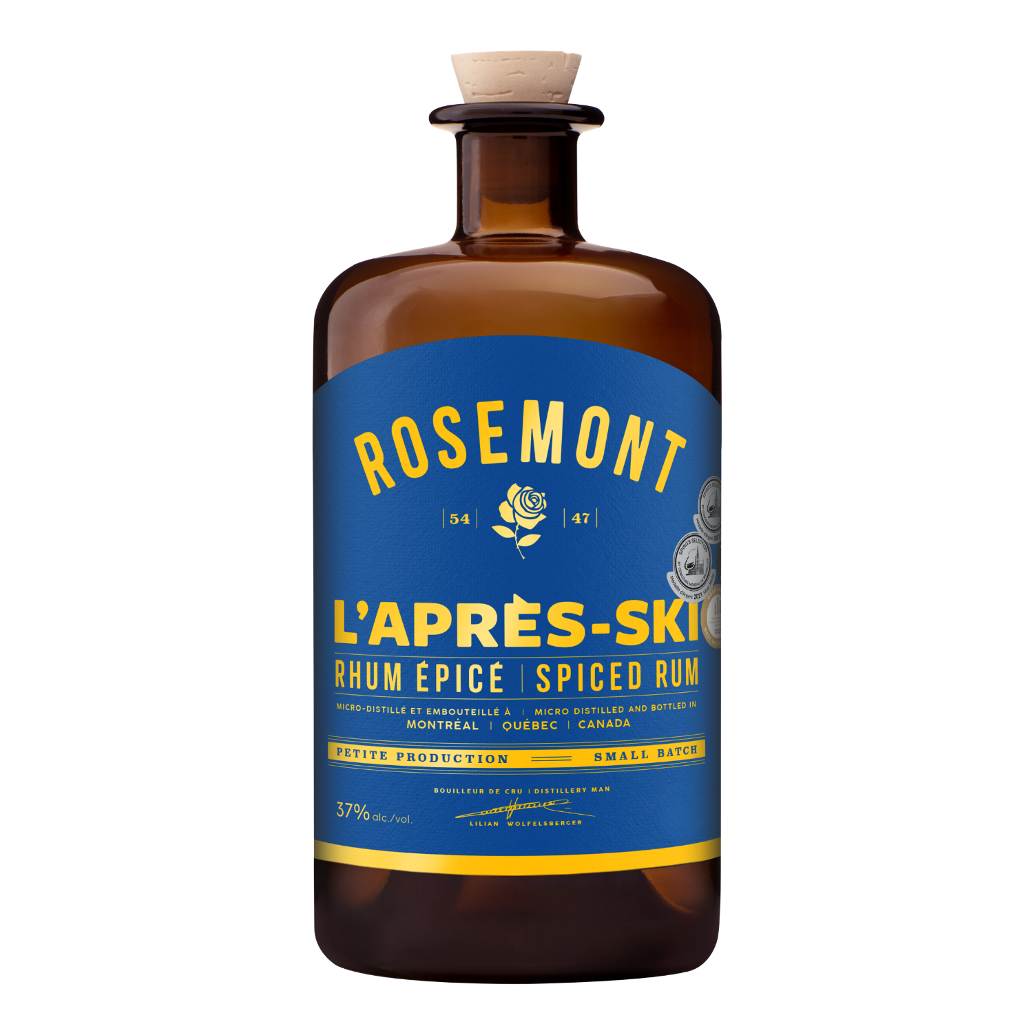 Rhum L\'Aprés-Ski - Rosemont - 37° - 70cl