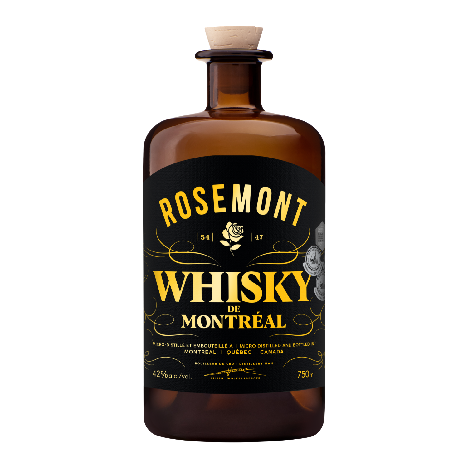 Whisky de Montréal 3 years - Rosemont - 42° - 70cl