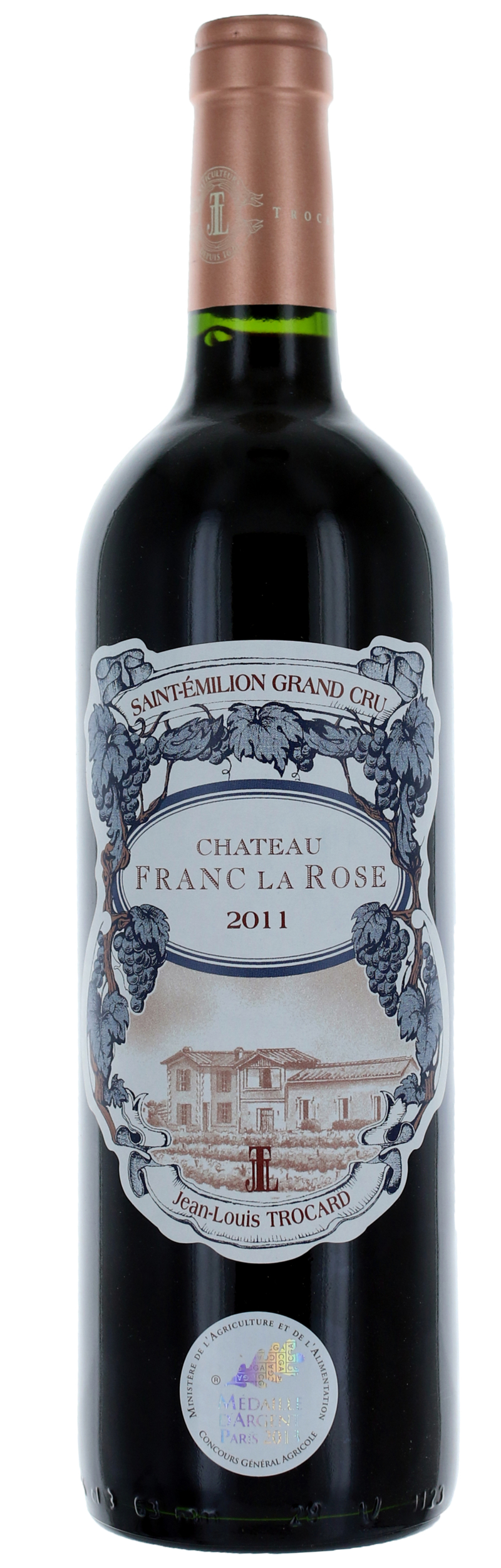 Château Franc La Rose Saint Emilion Grand Cru Jean Louis Trocard 2011