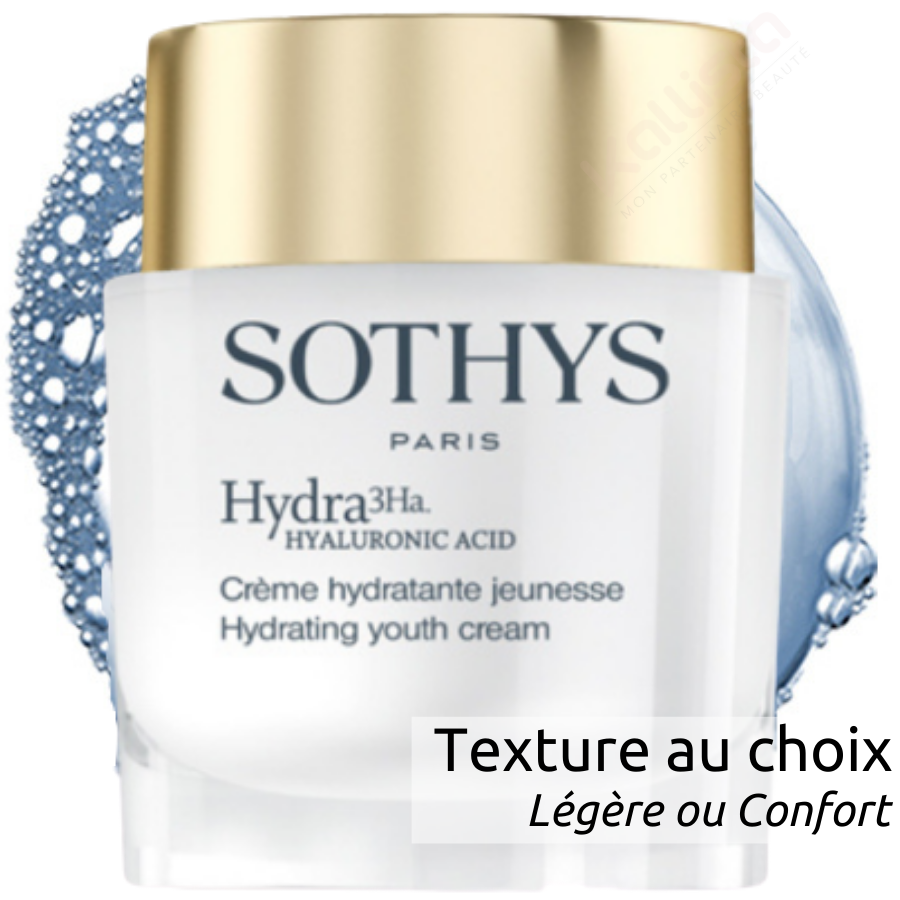 Sothys Hydra 3Ha ™ - Crème hydratante Jeunesse : Soin visage hydratant