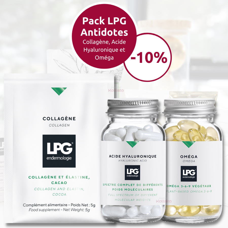 Pack LPG Antidotes - Collagène, Acide Hyaluronique et Oméga
