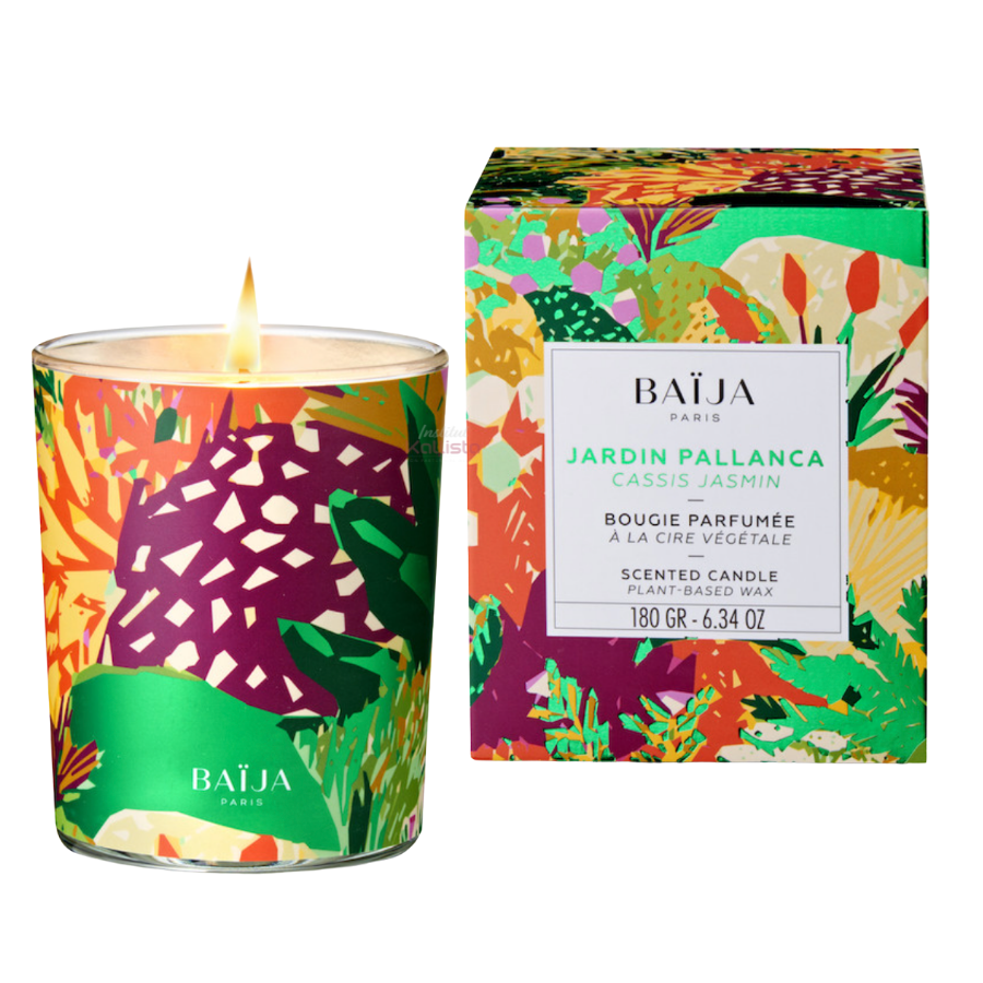 Bougie Parfumée Baija - Jardin Pallanca - Cassis et Jasmin