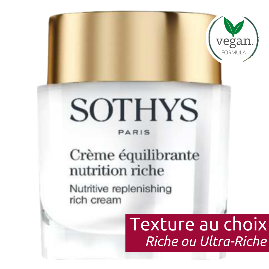 Crème Équilibrante Nutrition Sothys - Crème visage peaux sèches, anciennement Crème Nutritive Confort