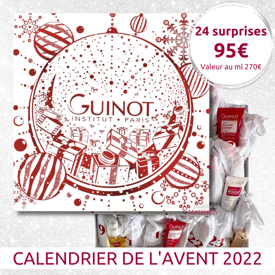 Calendrier de l\'Avent Guinot : Festif & Élégant - 24 surprises beauté + Tote Bag OFFERT