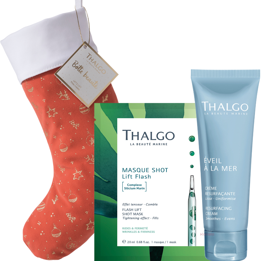 Botte surprise Thalgo - Let\'s Lift - Anti-Âge et Raffermissant - Masque Tissu Lift et Crème Resurfaçante