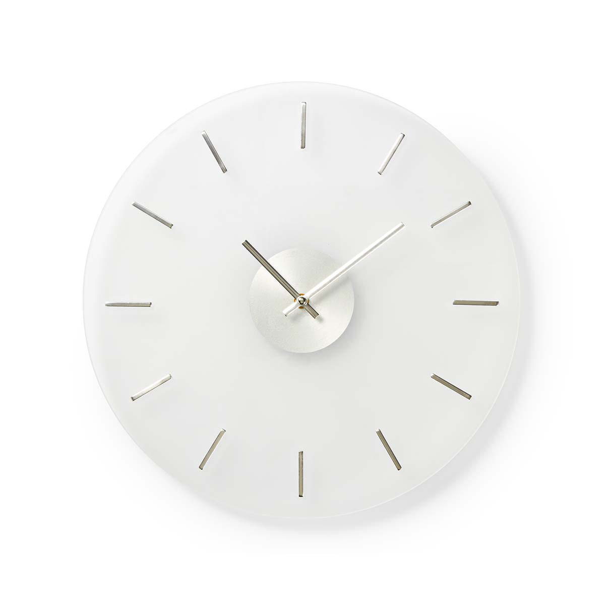 Horloge Murale Ronde Avec Chiffres Romains Style Industriel Grand Diametre D80cm En Metal Et Bois Coloris Marron 30001482