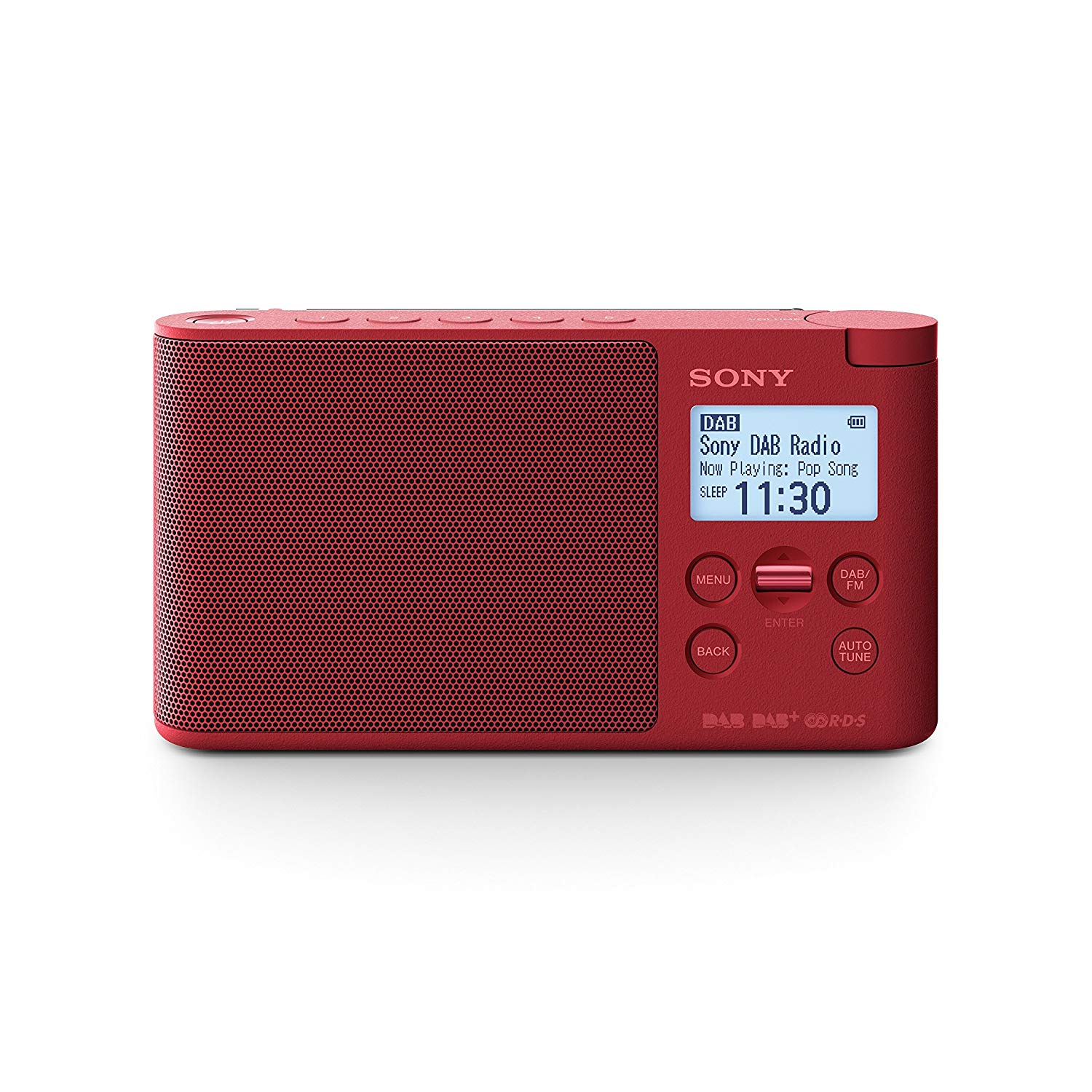 Sony XDRS41D Radio Portable Digitale DAB/ DAB+/ FM RDS Rouge Home