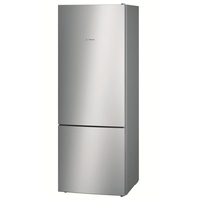 Bosch Serie 4 KGV58VL31S Autonome 376L 124L A++ Acier inoxydable réfrigérateur-congélateur - réfrigérateurs-congélateurs (Autonome, Bas-placé, A++, Electrique, Acier inoxydable, SN-T) [Classe énergétique A++]