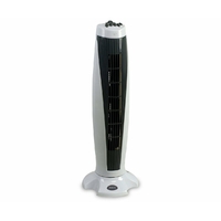 Sogo ven-ss-21350  Ventilateur colonne turbo, 74 cm, 50 W, couleur noir et blanc [Classe énergétique A]