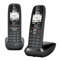 Gigaset AS405 Duo Téléphone sans Fil DECT/GAP Noir