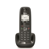 Gigaset AS470 Solo Téléphone fixe sans fil DECT/GAP Noir