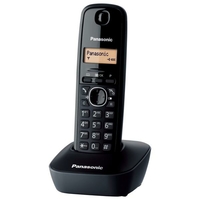 Panasonic KX-TG1611FRH Téléphone solo sans fil DECT sans répondeur Noir