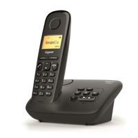 Gigaset AL170A Solo Téléphone fixe sans fil DECT/GAP Répondeur Noir