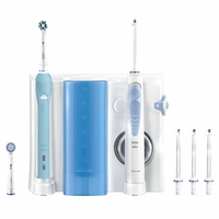 Oral-B Kit pour l'hygiène dentaire Brosse à dents électrique Oral-B Pro 700 et hydropulseur Waterjet