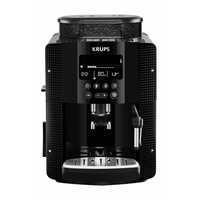 Krups YY8135FD Machine à Café Automatique avec Broyeur à Grains Essential Ecran LCD Cafetière Café Grains Pression 15 Bars Thermoblock Espresso Noir