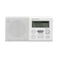 Sony XDR-P1DBP Radio Portable Compacte, FM/Dab/Dab+ - Blanc