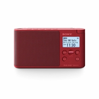 Sony XDR-S41D Radio Portable Digitale DAB/ DAB+/ FM RDS Rouge