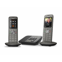 Gigaset CL660A Duo - Téléphone fixe sans fil - Répondeur - 2 combinés - Gris Anthracite