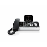 Gigaset DX800A Téléphone filaire DECT/GAP/VoiP avec écran 3,5" Bluetooth Noir