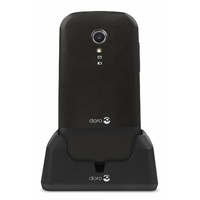 Doro 2404 Téléphone portable débloqué 2G (Ecran : 2,4 pouces - 24 Mo - Double Micro SIM - Système d'exploitation Doro) Noir