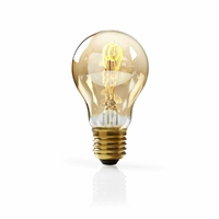 Nedis LEDBTFE27A60 Lampe à Incandescence LED Vintage Réglable E27, A60, 3 W, 100 LM
