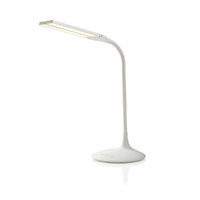 Nedis LTLG3M1WT4 Lampe de Table LED Réglable | Commande Tactile | 3 Modes de lumière | Batterie Rechargeable | 280 LM