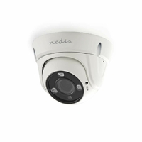 Nedis AHDCDW20WT Caméra de Surveillance avec caméra de vidéosurveillance pour intérieur et extérieur Blanc