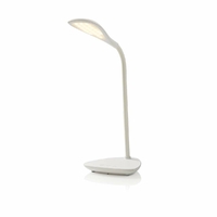 Nedis LTLG3M1WT1 Lampe de Table LED Réglable | Commande Tactile | 3 Modes de lumière | Batterie Rechargeable | 250 LM