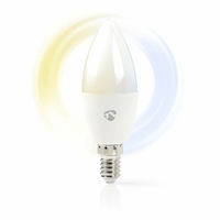 Nedis WIFILW10WTE14 Ampoule LED Intelligente Wi-FI | Blanc Chaud à Blanc Froid | E14