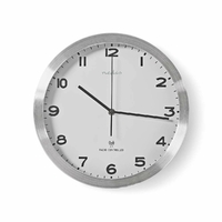 Nedis Horloge Murale contrôlée par Radio 30 cm Blanc