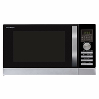 Sharp R-843INW Micro-ondes Combiné 25 litres - Argent [Classe énergétique A]