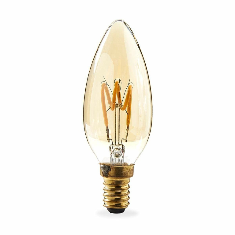 Nedis LEDBTFE14CAN3P Lampe à Incandescence LED Rétro E14 Bougie 3 W