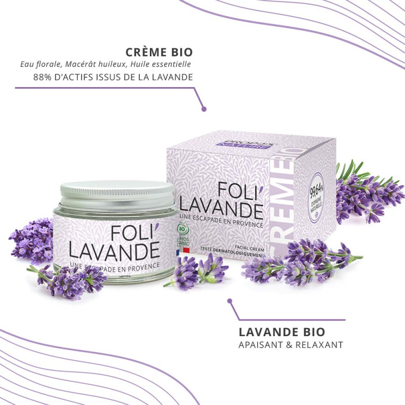 creme visage foli lavande bio